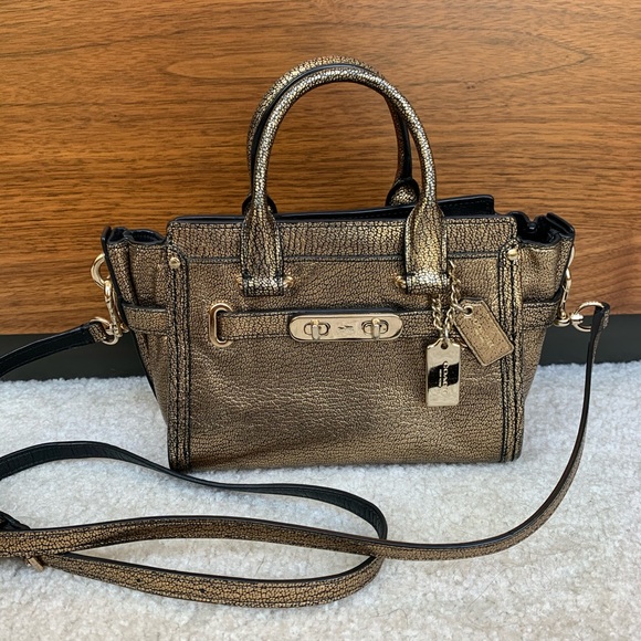 Coach Handbags - Coach Mini Swagger Satchel Crossbody Bag